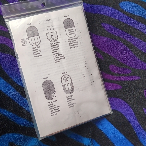 Slippers Pattern - Picture 2 of 2